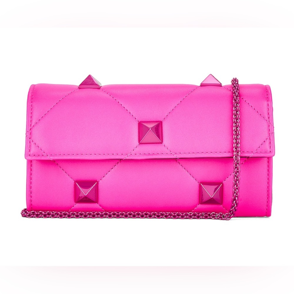 Valentino Garavani Roman Stud Wallet on Chain